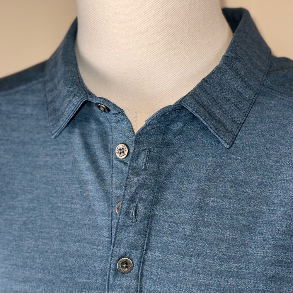 Kuhl Blue Striped Polo Shirt - Picture 5 of 7